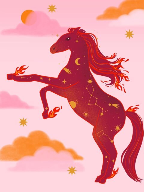 Le Serpent de l’année dernière ne m’avait pas forcément inspirée... mais le Cheval de Feu, c’est autre chose ! 🔥
Pour marquer ce passage à la nouvelle année, j’ai eu envie de me lancer un défi : sortir de ma zone de confort (et des visages féminins !) pour dessiner cet animal qui incarne la puissance et l’énergie. ☀️
Après mon Dragon il y a deux ans, je retrouve cette même fascination pour les forces de la nature. Le Cheval de Feu ne suit pas le mouvement, il le crée. C’est exactement cette vibration que je souhaite insuffler dans mes projets cette année : de l’audace, du mouvement et une identité qui galope en dehors des sentiers battus.
Et toi, quelle énergie guide ton année ? Plutôt calme stratégique ou feu créatif ? 👇
#NouvelAnChinois #ChevalDeFeu #IllustrationDesign #ArtJournal #LunarNewYear2026