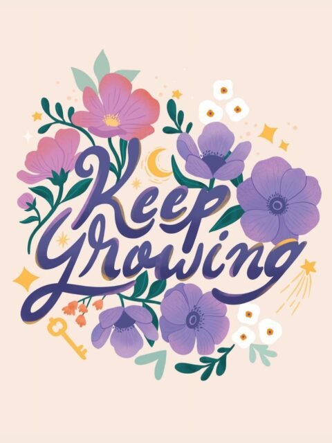 Après la douche froide des blocs-notes et 4 jours de break pour souffler, je reviens motivée à bloc. On ne va pas se mentir, c’est encore un peu corsé avec l’imprimeur et on cherche toujours la meilleure solution (quitte à réajuster un peu le design pour que ce soit parfait !).

Mais c’est exactement ça, l’esprit de cette illustration : on ne s’arrête pas au premier obstacle, on s’adapte, on pivote et on continue de pousser. 🌸💪

« Keep Growing », c’est le cœur de ma collection Cosmic Bloom. C’est accepter les imprévus et transformer les galères en quelque chose de encore mieux.

Le compte à rebours continue, on vise toujours le 28 avril pour le lancement !

Et toi, c’est quoi ton astuce pour rester positive quand un projet fait des siennes ? J’ai besoin de vos meilleures vibes en commentaire pour cette dernière ligne droite ! 👇✨
.
.
#motivation #lettering #papeteriefrançaise #designfloral