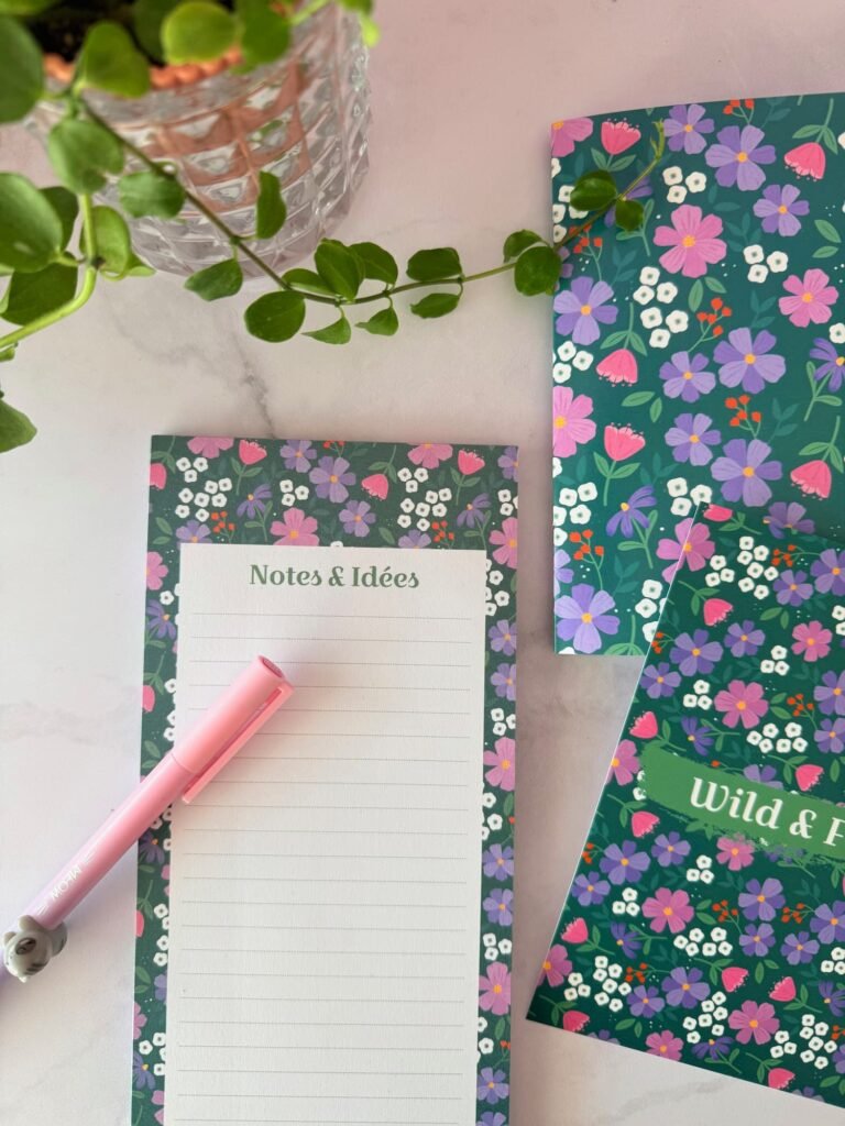bloc notes wild and Free