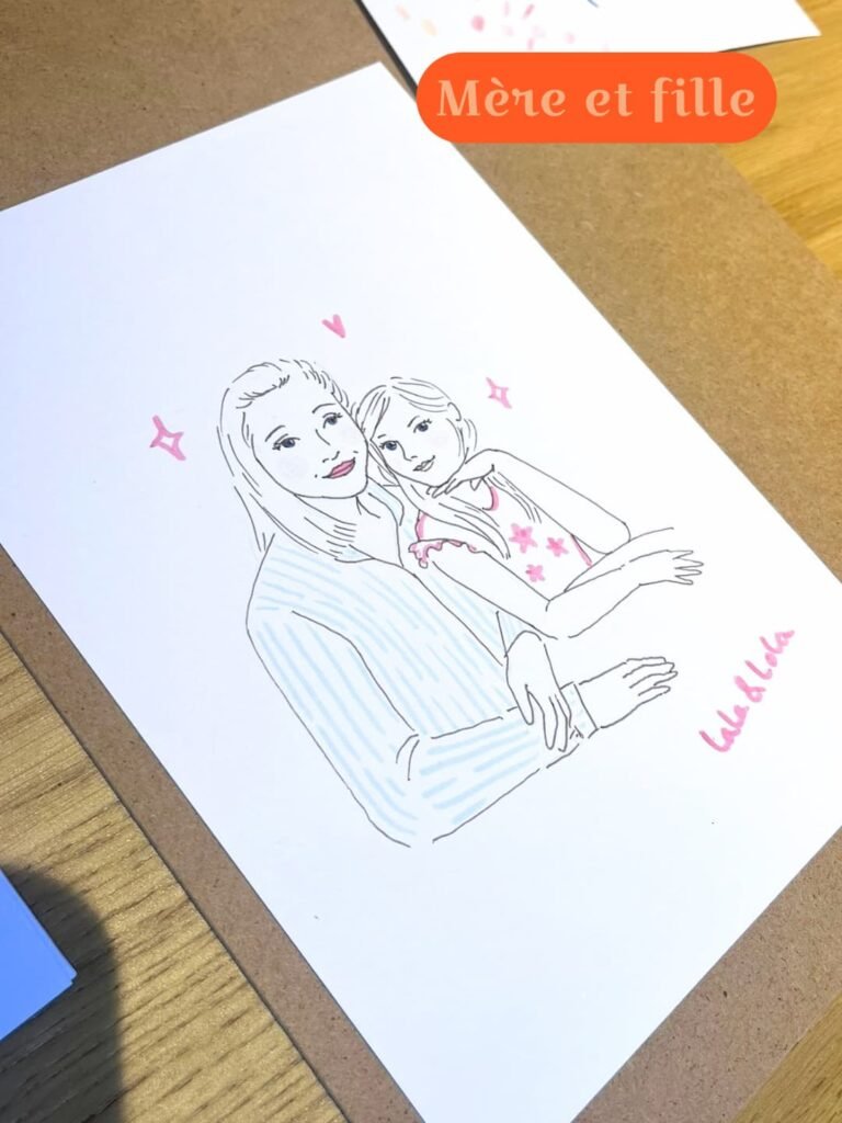 Portrait mère et fille